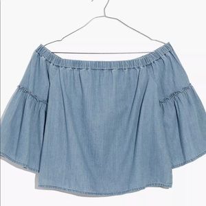✨ Madewell Denim Azalea Off-the-Shoulder Top ✨
